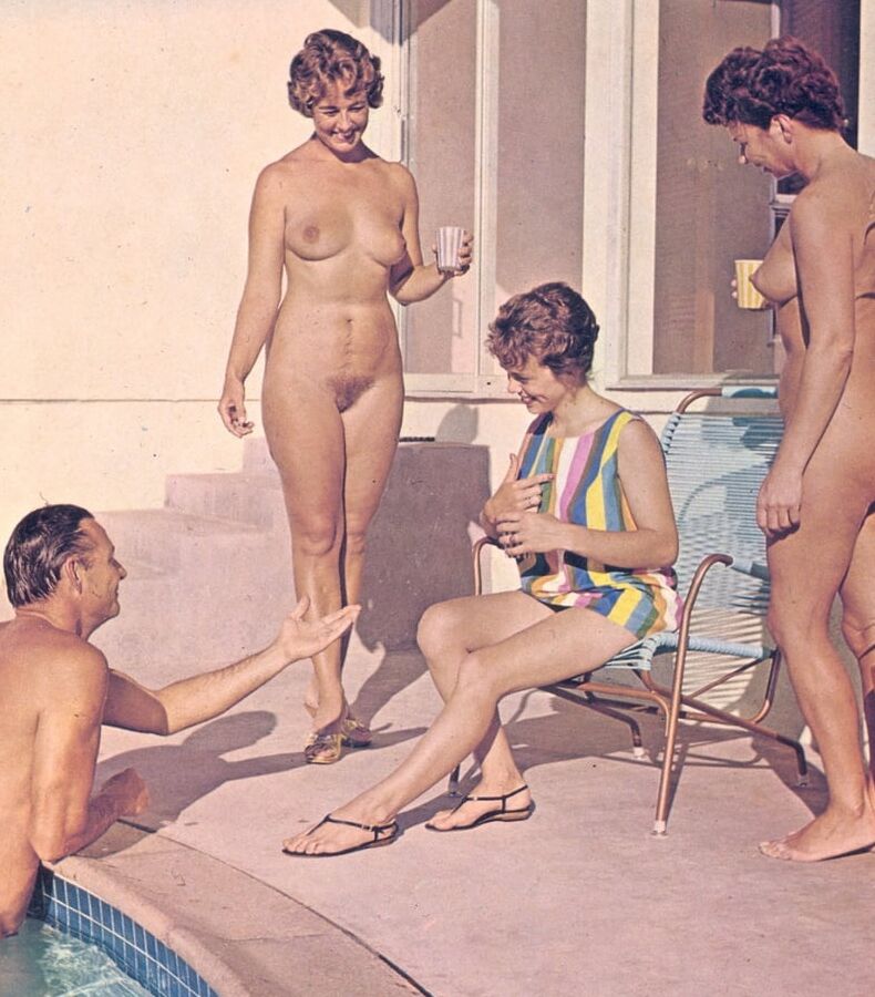 Very old nude beach photo.