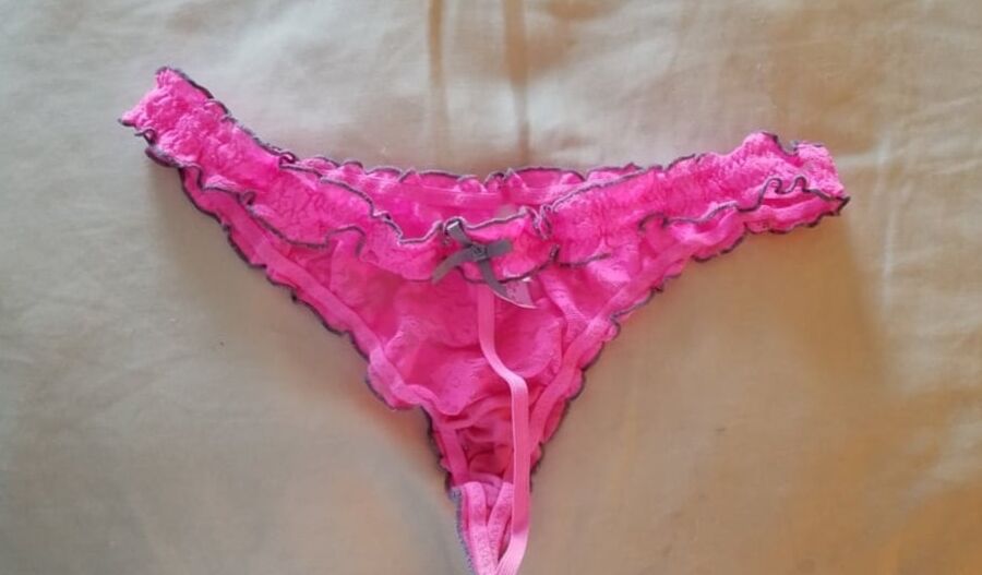 Her panties, work and play