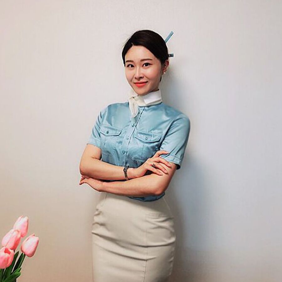 Korean air hostesses