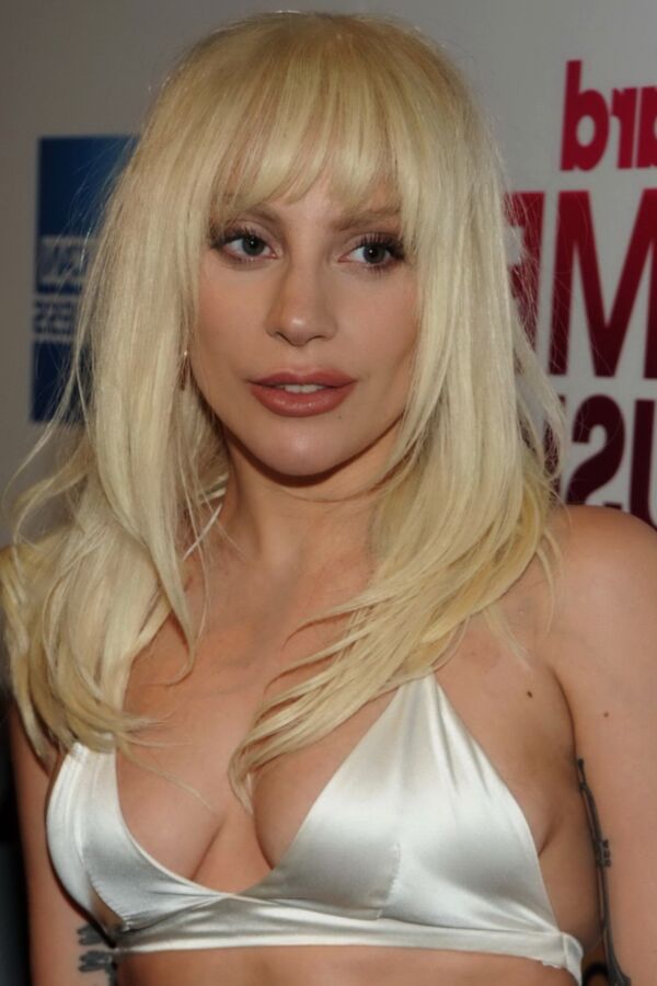 Lady in white bra