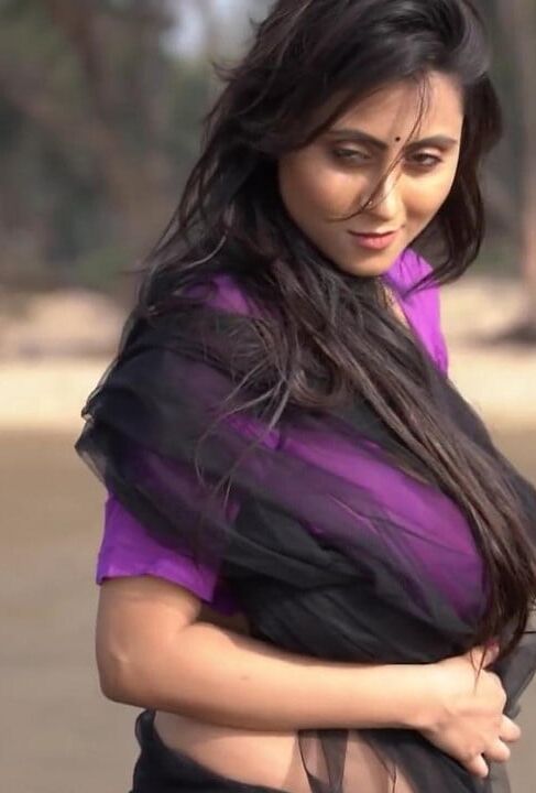 My Twitter Friend With Saree
