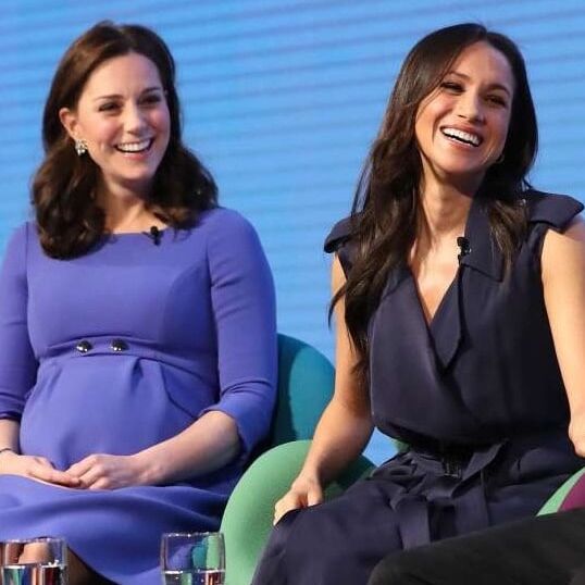Kate Middleton &amp; Meghan Markle pulling lots of cute faces