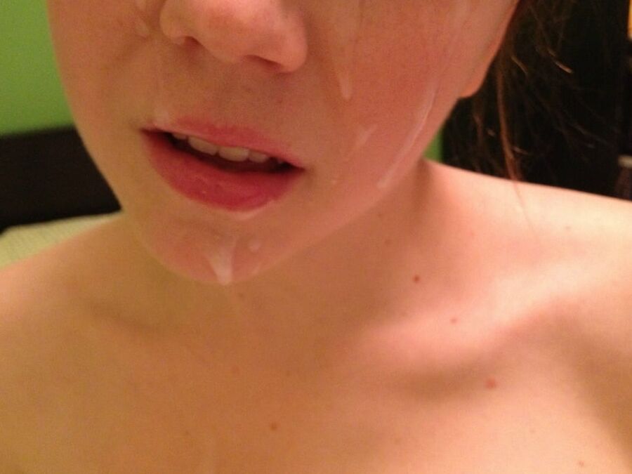 Cum on face