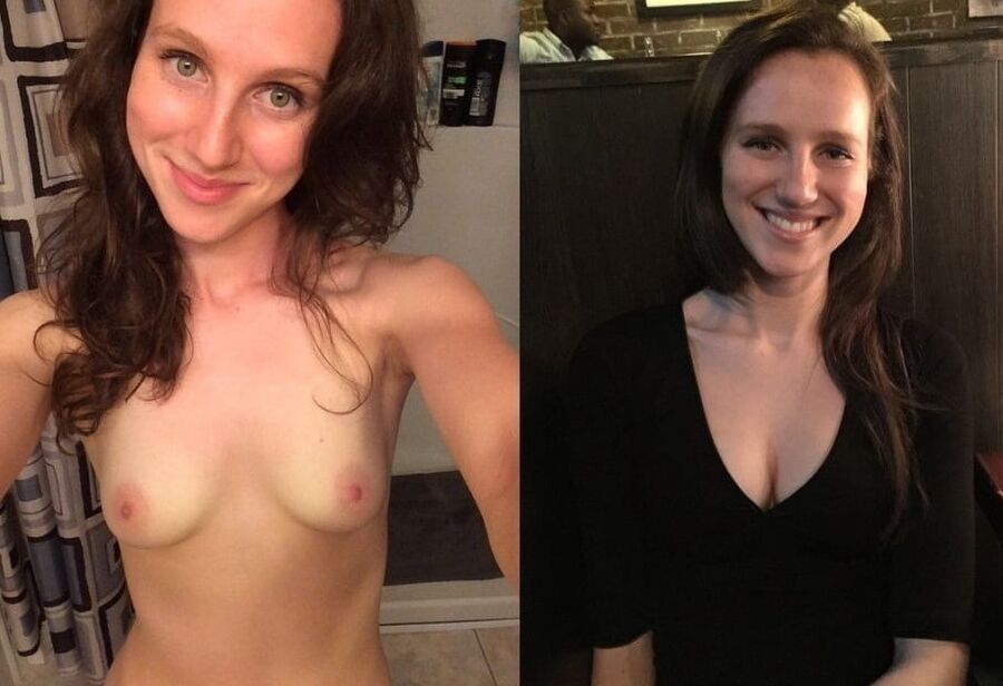 Before and After - Girls With Small and Perky Tits