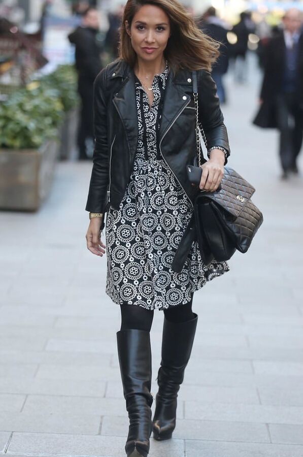 Myleene Klass in boots