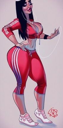 Thick and Curvy Pinups