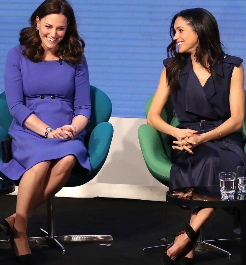 Kate Middleton &amp; Meghan Markle pulling lots of cute faces