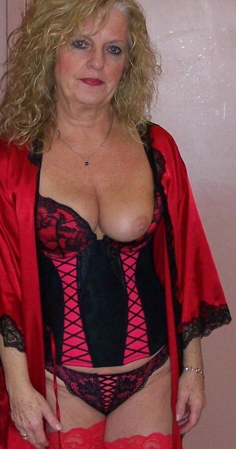 Hot Red and Black Bustier
