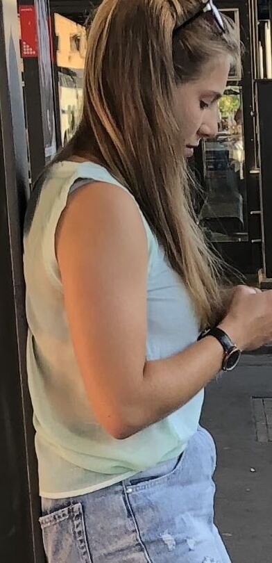 In public....
