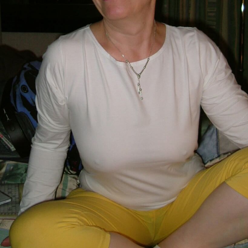 My wife in tights