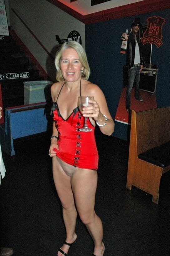 Granny Flashing In Bars
