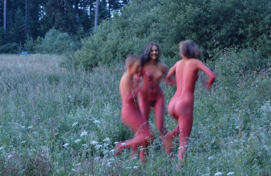 Dancing in the woods