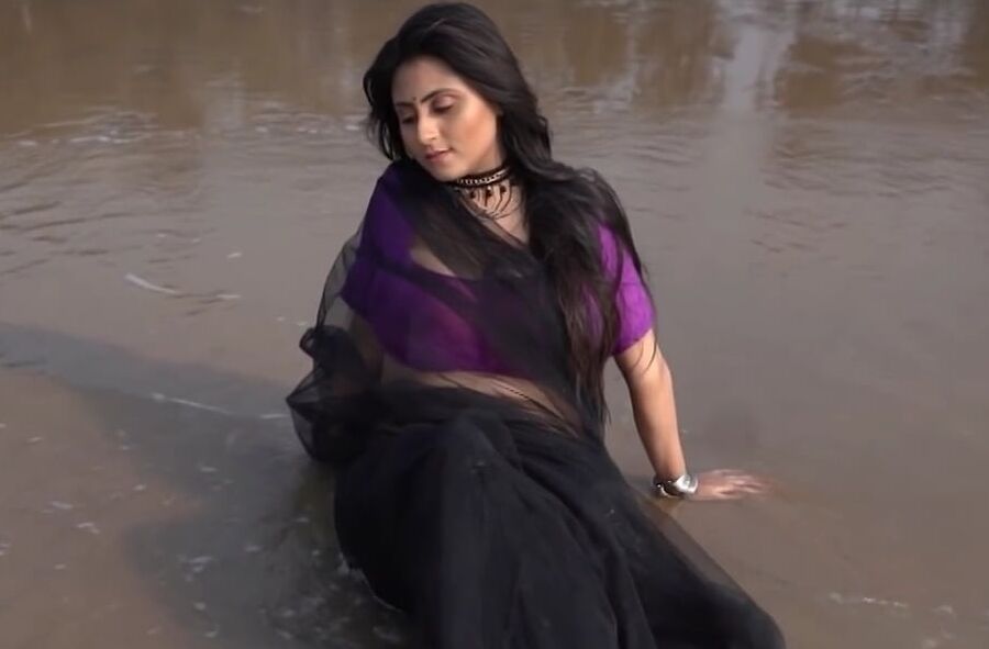 My Twitter Friend With Saree