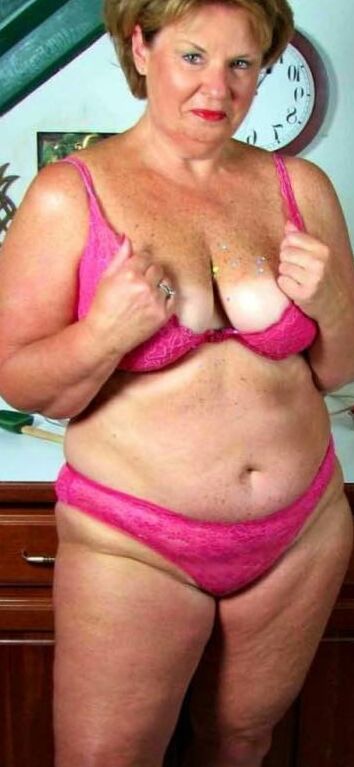 My rd selection of grannies &amp; matures in pink lingerie