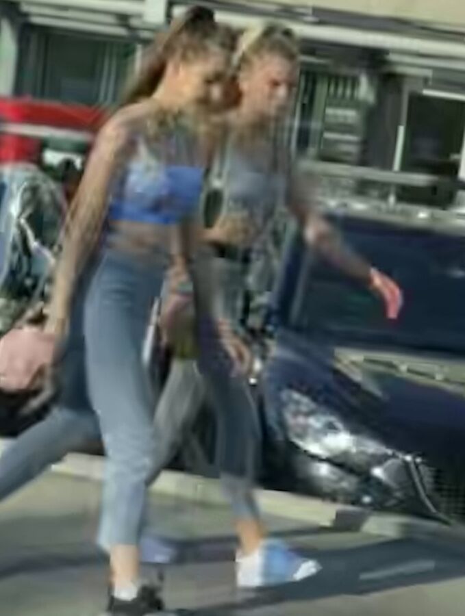 In public....