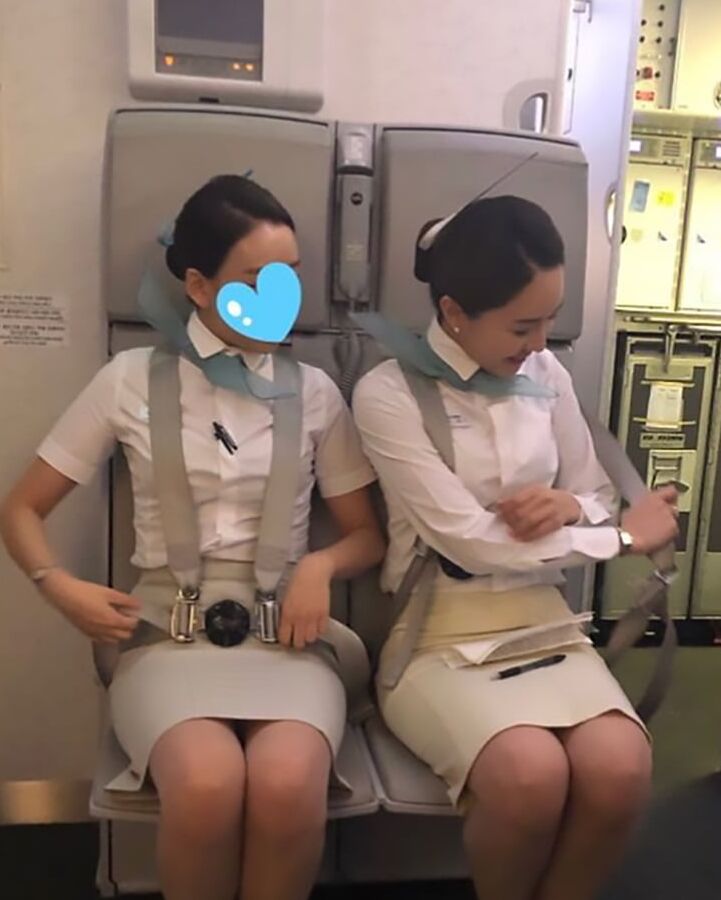 Korean air hostesses