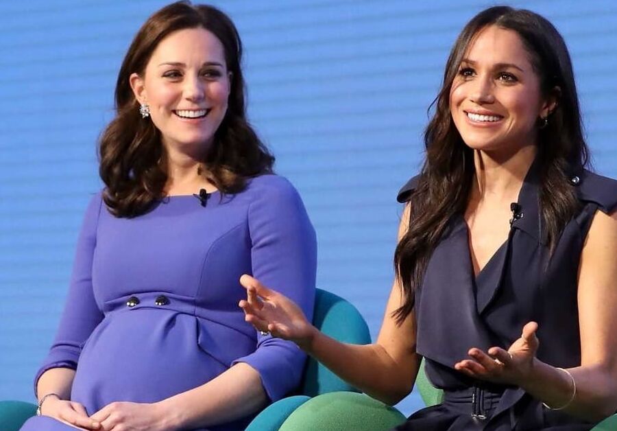 Kate Middleton &amp; Meghan Markle pulling lots of cute faces