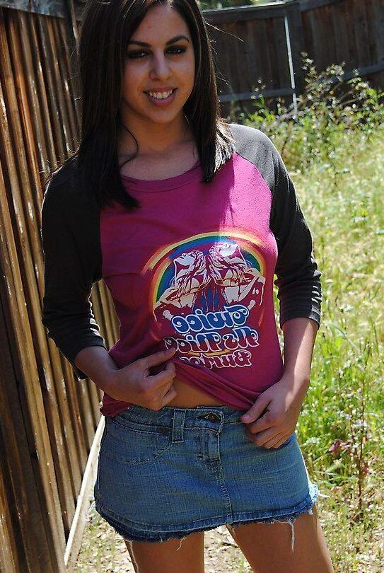 Granny Flashing Outside