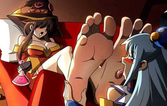 Anime and Cartoon Girls Feet