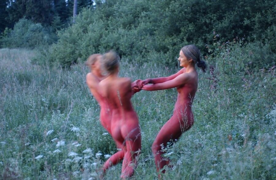 Dancing in the woods
