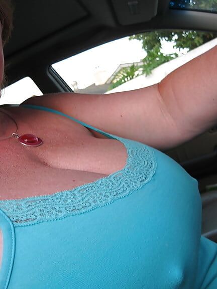 braless granny mature