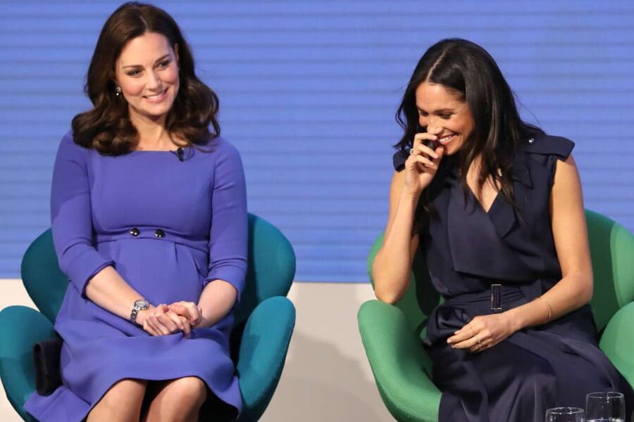 Kate Middleton &amp; Meghan Markle pulling lots of cute faces