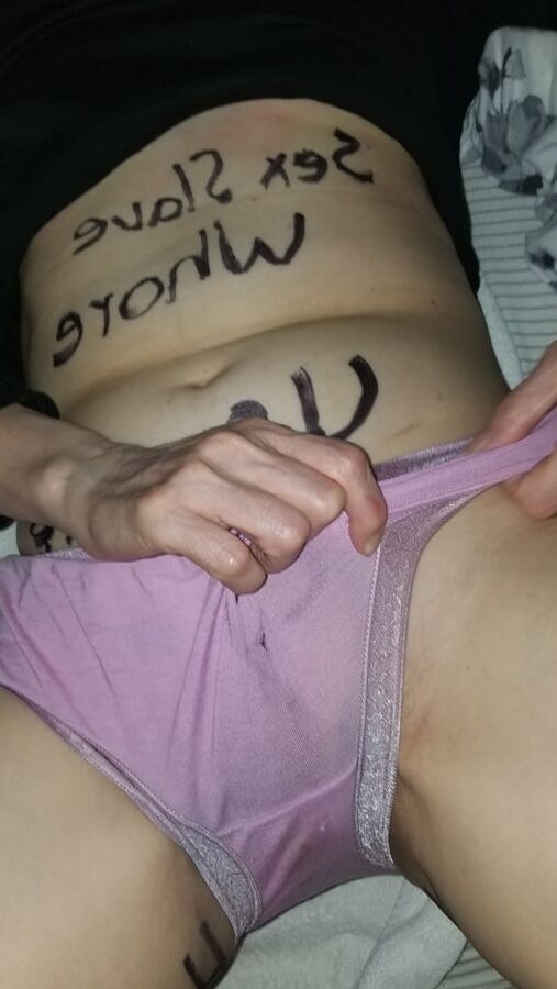 used as a cheap fuck toy and cum dump