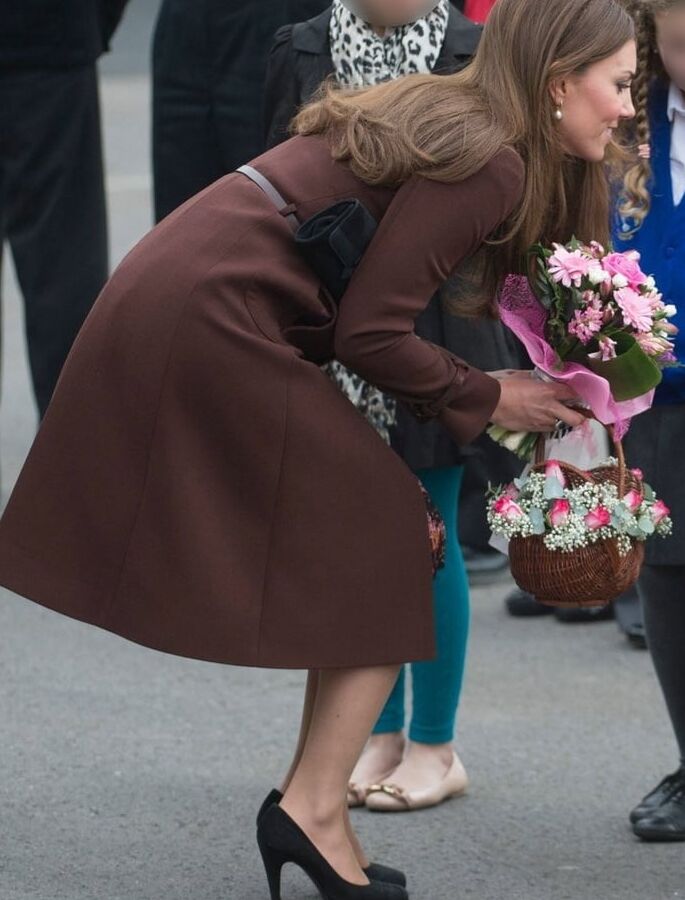Duchess of Cambridge - The Ultimate Tan Pantyhose Fuck