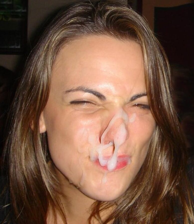 Cum on face