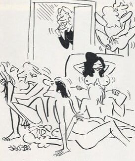 Mixed cartoons from Escort magazine