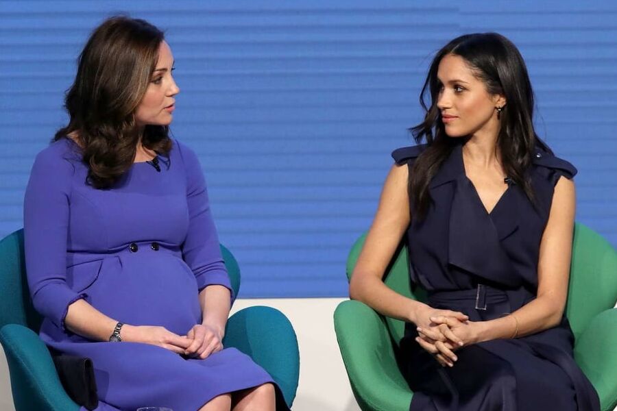 Kate Middleton &amp; Meghan Markle pulling lots of cute faces