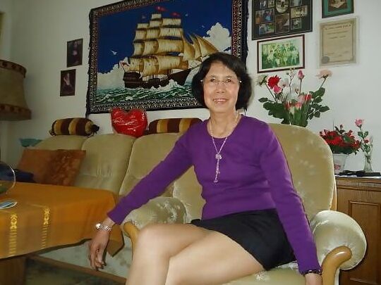 Mature Asian With Great Looking Legs