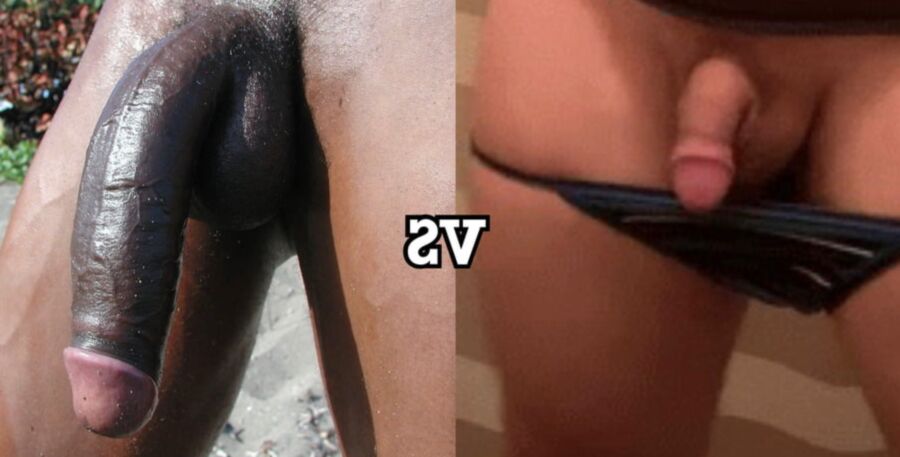 Big cock vs my small cock
