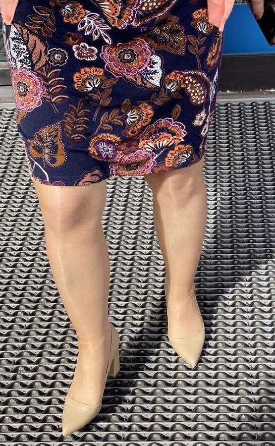 In dress