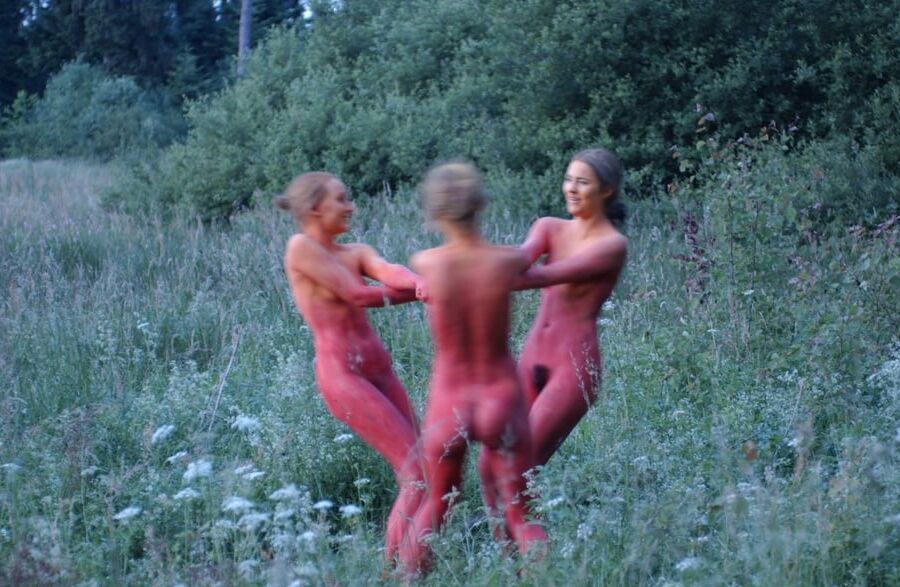 Dancing in the woods