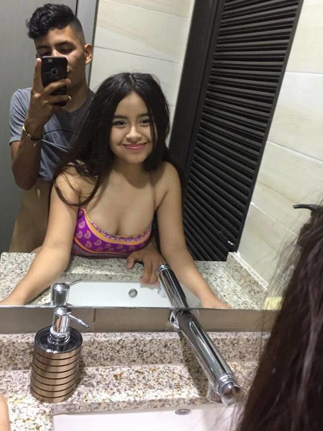 Girl fucking in the bathroom