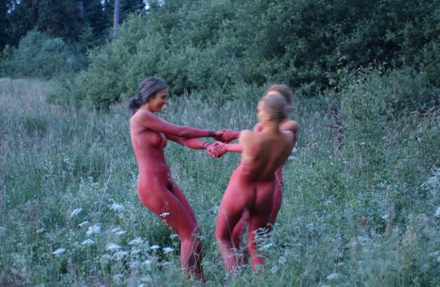 Dancing in the woods