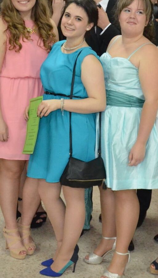 Graduation Pantyhose - Blue Dress Girl