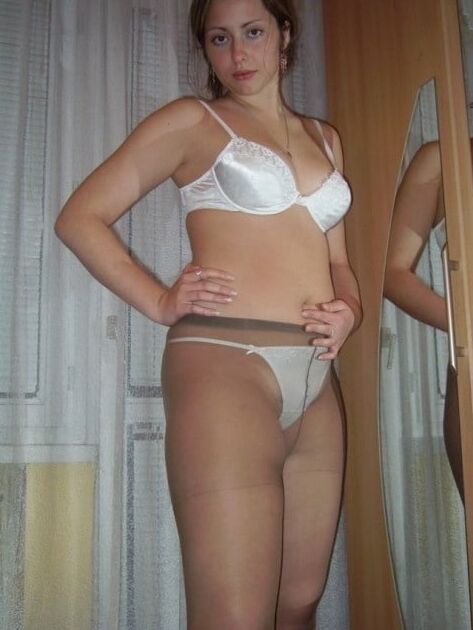 Ladies in Bra, Panties, and Pantyhose