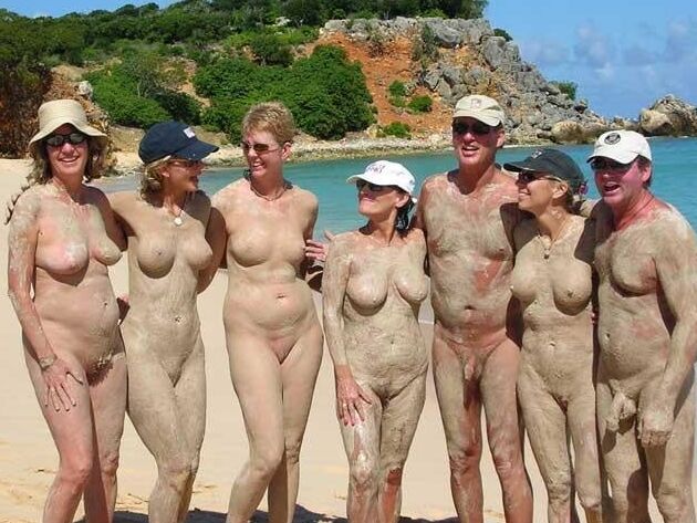 Very old nude beach photo.