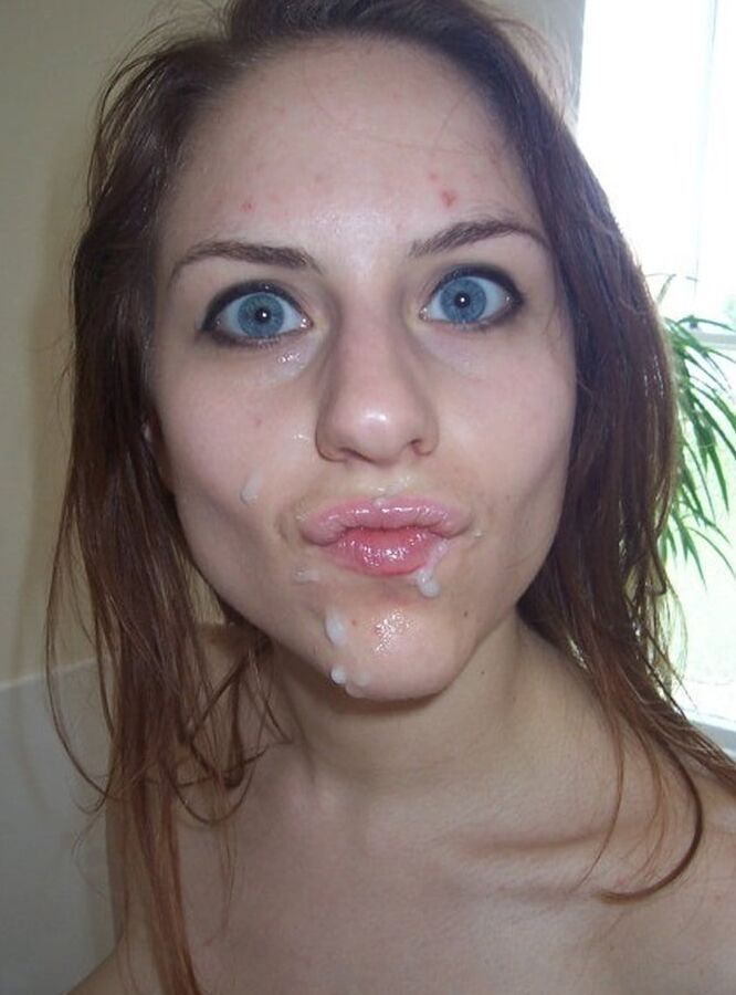 Cum on face