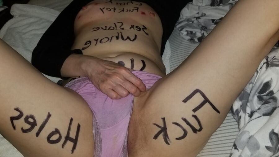 used as a cheap fuck toy and cum dump