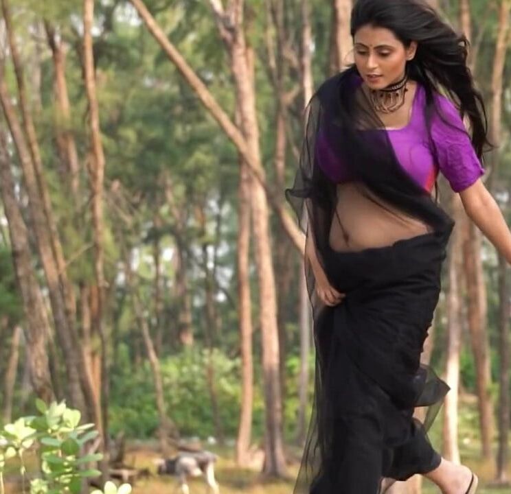 My Twitter Friend With Saree