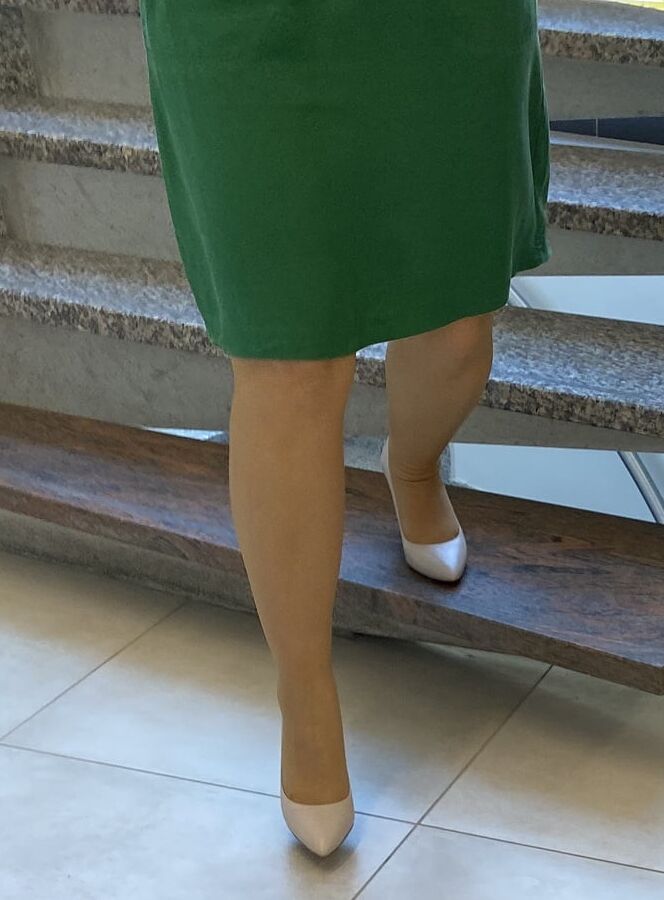 In dress