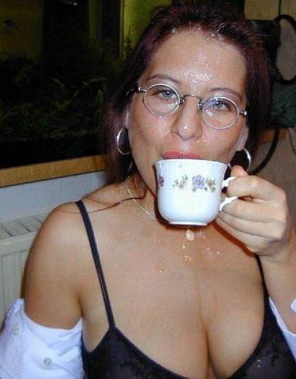 Mature wife enjoying her facial !