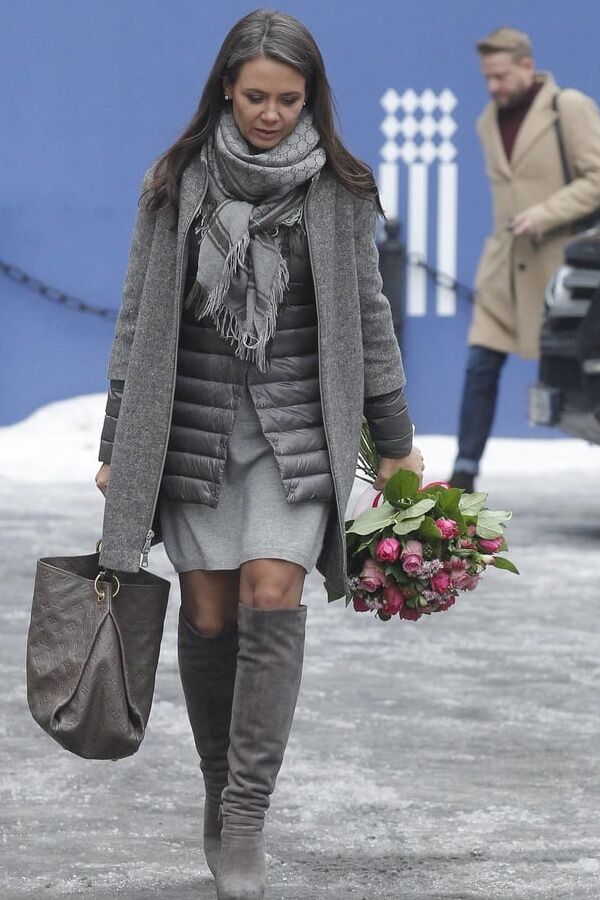 Female Celebrity Boots &amp; Leather - Kinga Rusin