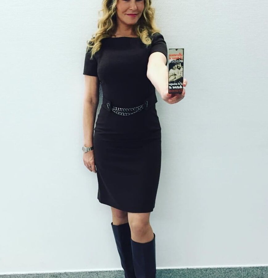 Female Celebrity Boots &amp; Leather - Katja Burkard
