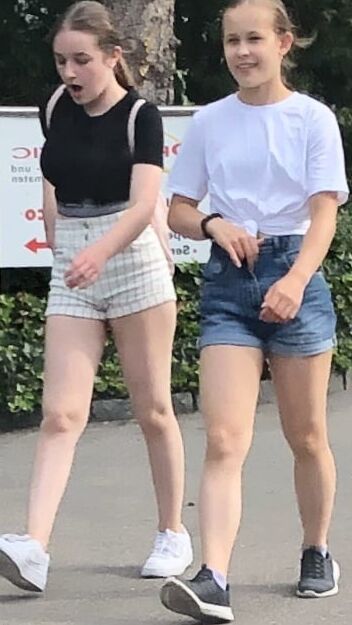 In public....