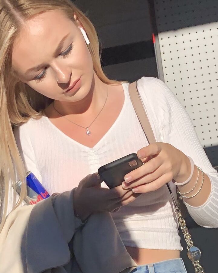 In public....