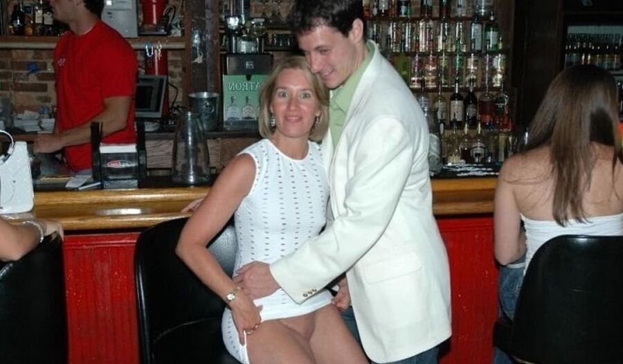 Granny Flashing In Bars